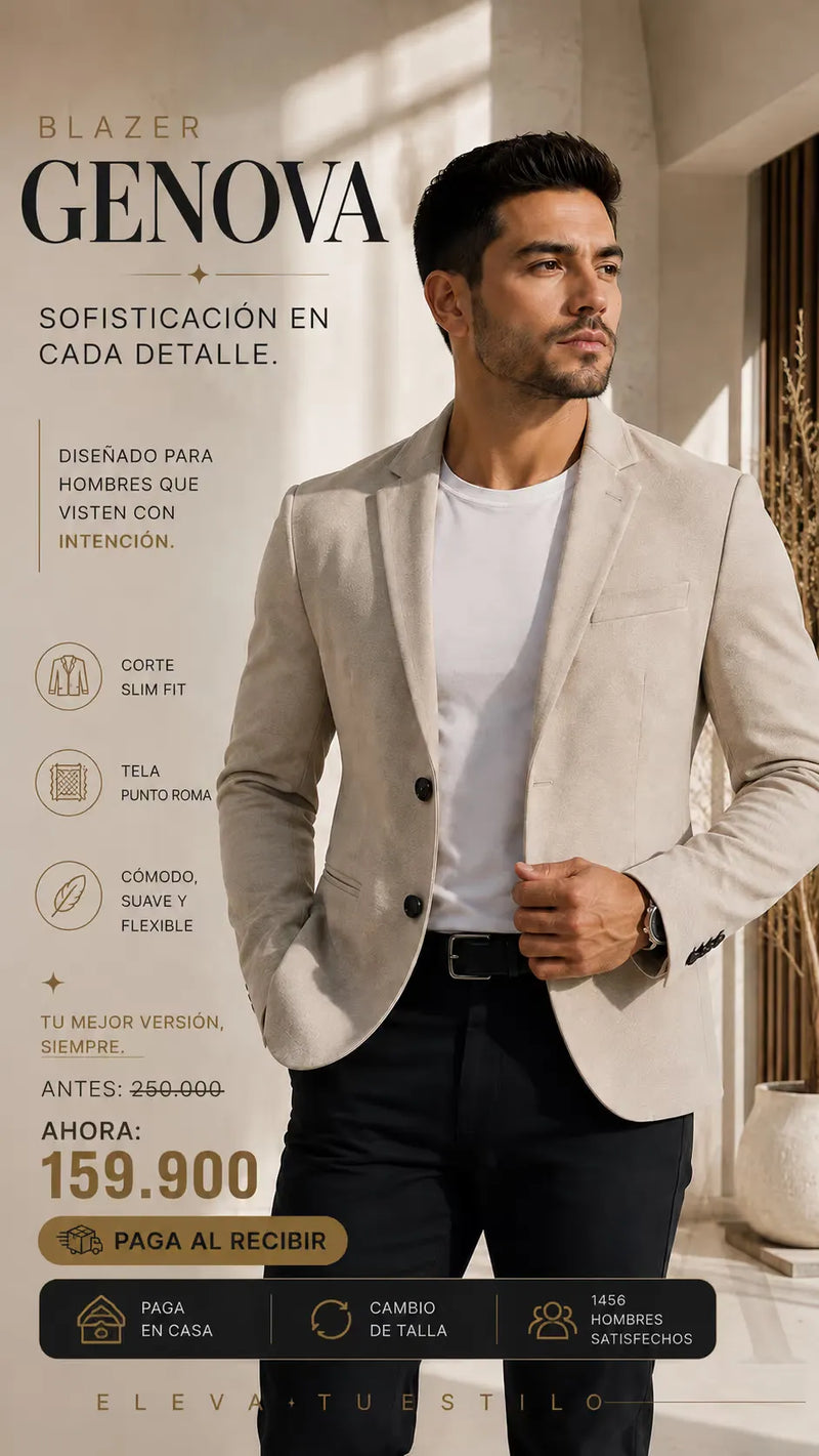 BLAZER GENOVA™ - SOFISTICACIÓN EN CADA DETALLE